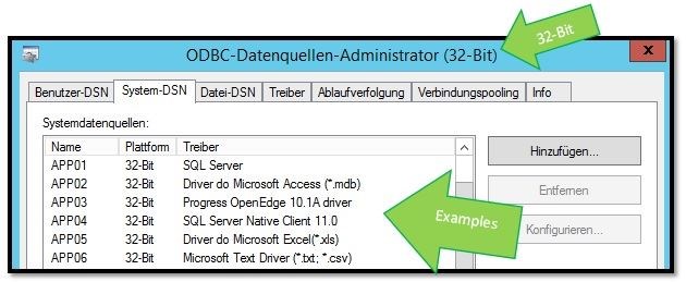 Odbc Settings