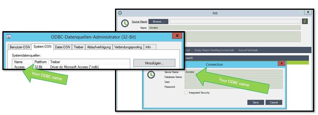 Odbc Settings Step2