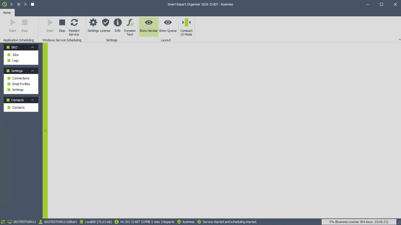 Smart Report Organizer PDF History – browse previous PDF versions